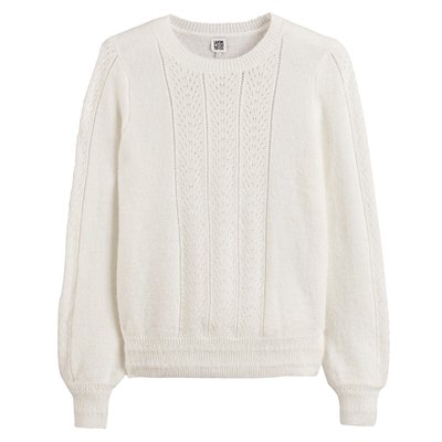Pullover mit rundem Ausschnitt, Pointelle-Muster LA REDOUTE COLLECTIONS