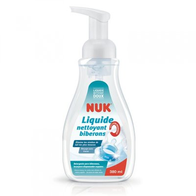 Liquide Nettoyant Biberons 380ml Avec Mousseur NUK