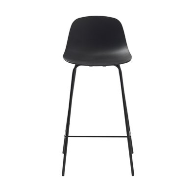 Lot de 2 chaises de bar en plastique et métal H67,5cm - Hel DRAWER