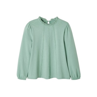 Tee-shirt blouse détails en macramé VERTBAUDET