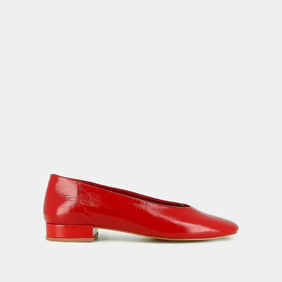 Lakleren ballerina's Lea, gemaakt in Europa JONAK
