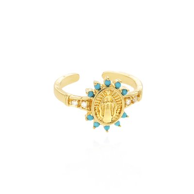 Bague ajustable avec cabochon central MARISA HIPANEMA