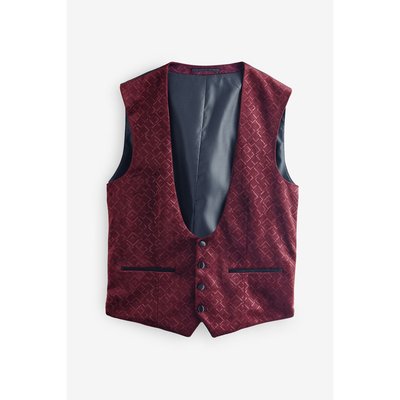 Gilet de costume à motif NEXT