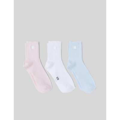 Lot de 3 paires de chaussettes unies BZB