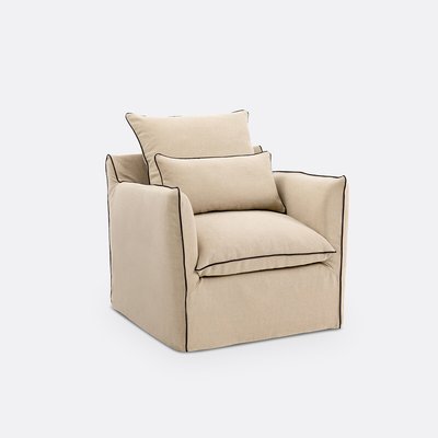 Fauteuil in dik linnen, Odna LA REDOUTE INTERIEURS