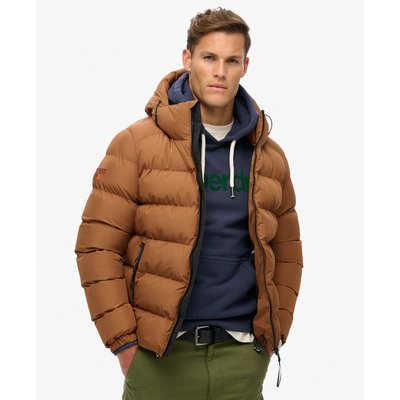 Doudoune bleu marine et marron La Redoute