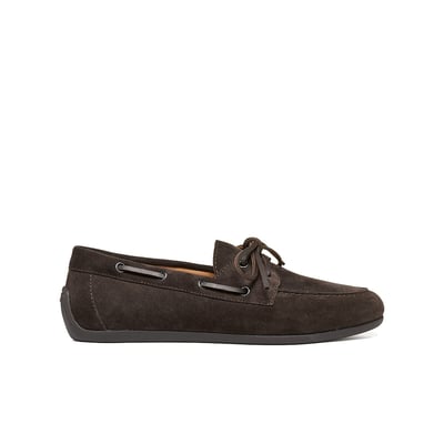 Chaussures bateau en cuir suédé, ADDISSE GEOX