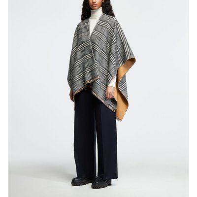 Poncho Pimento À Carreaux GALERIES LAFAYETTE