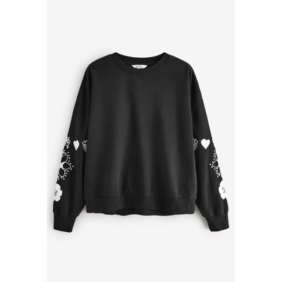 Sweat amour love à motif brodé au dos NEXT