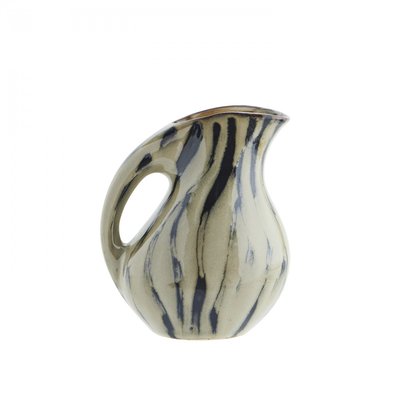 Cruche en grès Striped MADAM STOLTZ