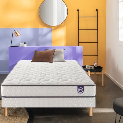 Ensemble matelas mousse et sommier lattes, Optilit MERINOS