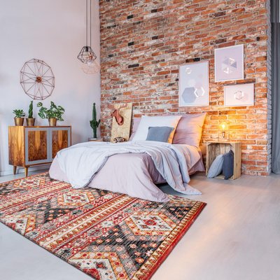 Tapis berbère tissé motif saharien CLARK 5 UN AMOUR DE TAPIS