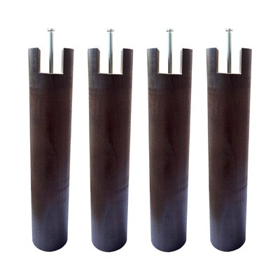 Pied pour cadre à lattes bois (lot de 4) SOMEO
