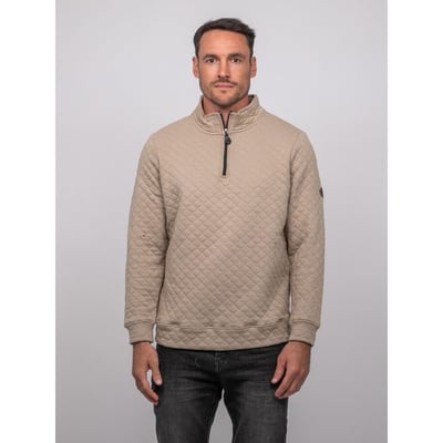 Sweat Matelassé Col Montant Zippé Woribou RITCHIE