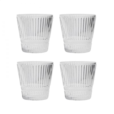 Lot de 4 verres à eau Slots HOUSE DOCTOR