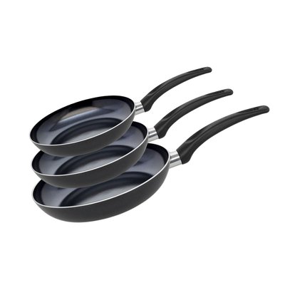 Lot 3 poêles de cuisson avec revêtement céramique sans PFAS ELO