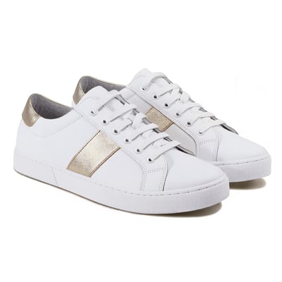Tennis lacet Victoire cuir JULES & JENN