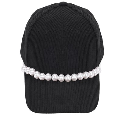 Casquette en velours et perles ALISE WILD