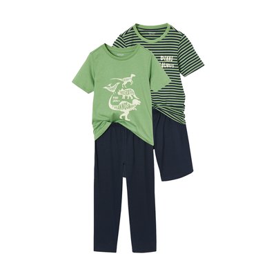 Lot pyjama + pyjashort dino VERTBAUDET
