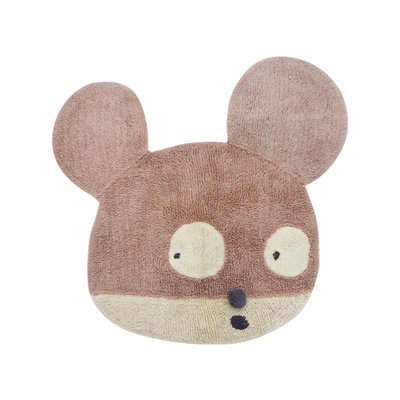 Tapis en laine Rond Miss Mighty Mouse EDGAR PLANS LORENA CANALS