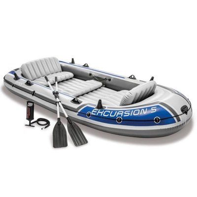 Set bateau gonflable 5 places  Excursion 5 INTEX