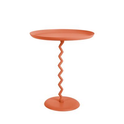 Table d'appoint ronde en métal ø44cm - Zigzag LEITMOTIV