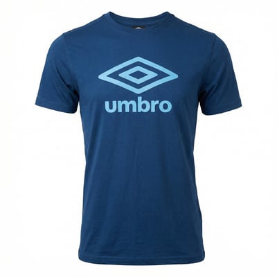 T-shirt bleu junior col rond UMBRO