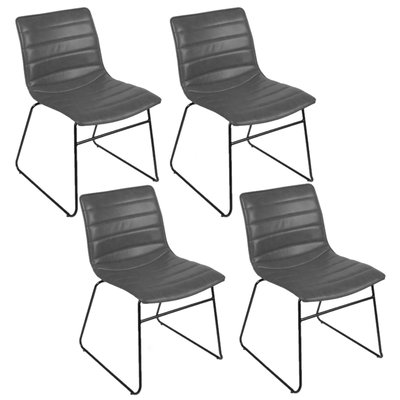 Lot de 4 Chaises design industriel Brooklyn TOILINUX
