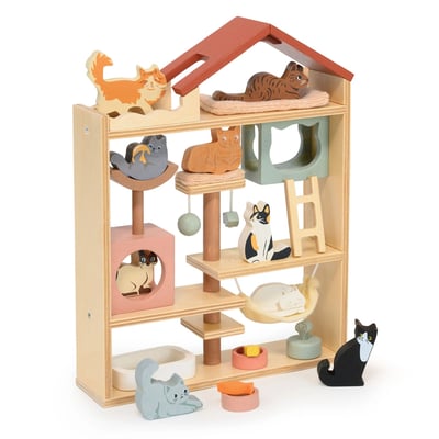 Hôtel pour chats TENDER LEAF TOYS