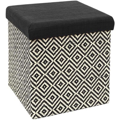 Pouf coffre pliable tressage Mirage CMP