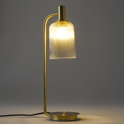 Lampe à poser laiton et verre strié, Bogota LA REDOUTE INTERIEURS