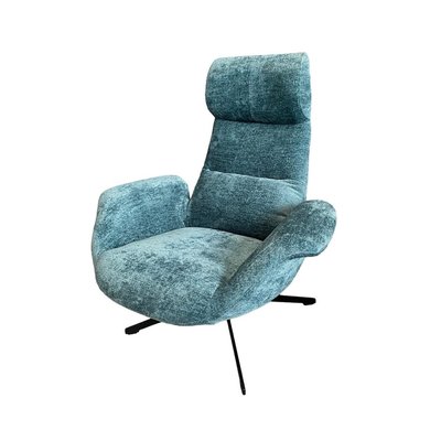Fauteuil rotatif en tissu velours - ASTI MATHI DESIGN