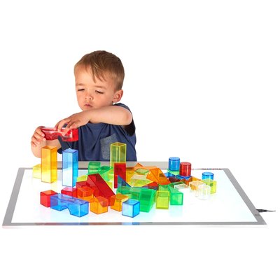 Blocs de couleur translucides 50 pcs TICKIT