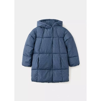 Anorak matelassé à fleurs MANGO KIDS