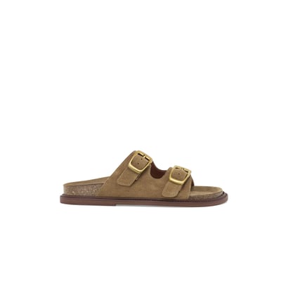 Sandale Plate en cuir JADEMO MELLOW YELLOW
