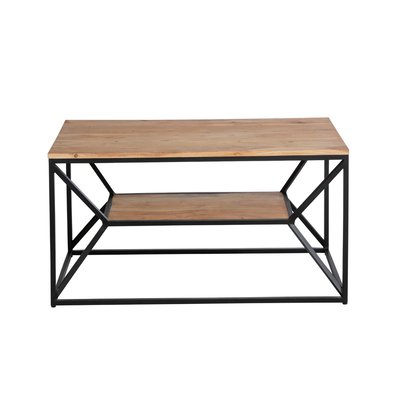 Table basse à  double plateau en bois d'acacia  FLAVIA MADE IN MEUBLES 