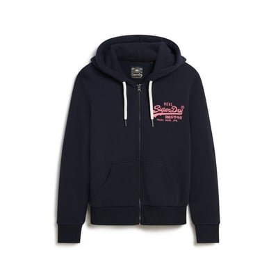 Sweat à capuche zippé à motif fluo SUPERDRY