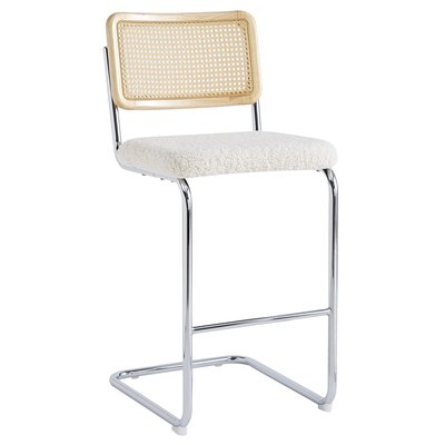 Lot de 2 tabourets de bar en cannage, SOFIA NORDLYS