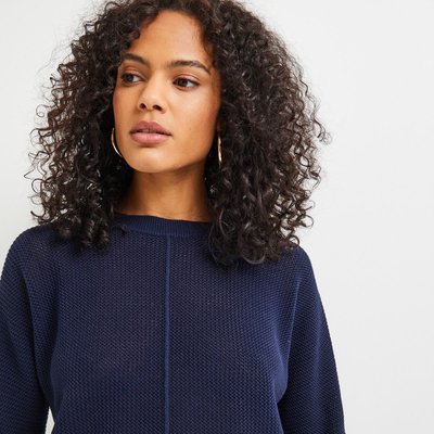 Pull ample ajouré en coton bio, certifié Oeko-Tex MONOPRIX