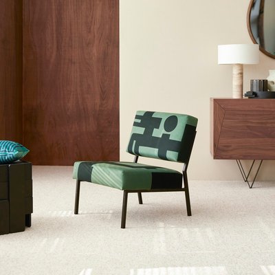 Fauteuil français vert BARBICAN TIKAMOON