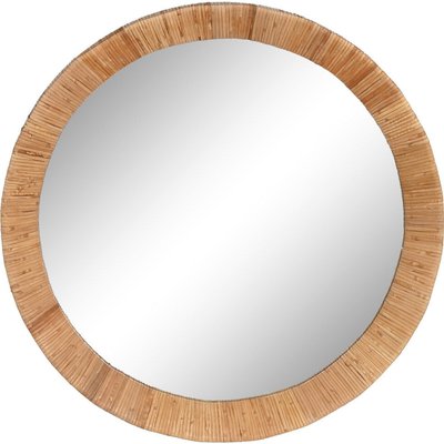 miroir rond rattan style balinais esprit naturel et bohème RECOLLECTION