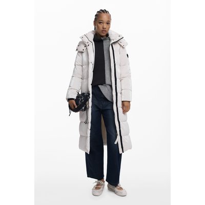 Veste matelassée longue avec ceinture DESIGUAL