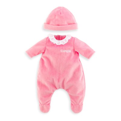 Pyjama rose et bonnet pour poupon 30 cm COROLLE