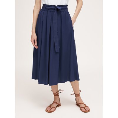 Jupe midi fluide avec ceinture MOTIVI
