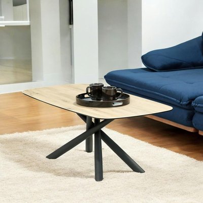 Table basse design en céramique aspect bois LOMBARDIE PIER IMPORT