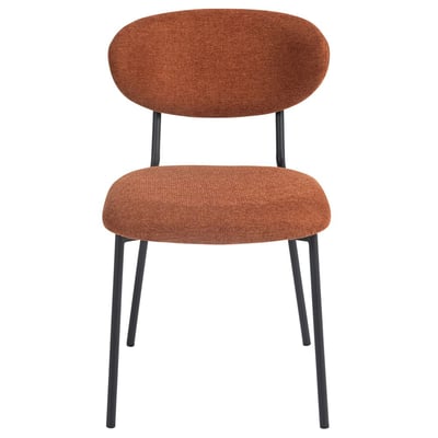 Chaise repas en tissu gris fonce ZAGO