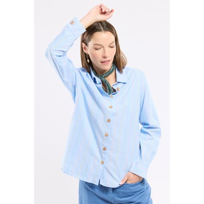 Chemise rayée Héritage en coton et lin HERITAGE ARMOR-LUX