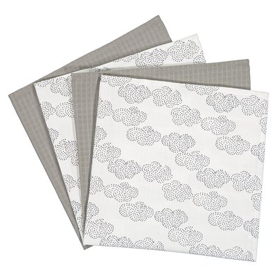 Lote de 4 fraldas LA REDOUTE COLLECTIONS