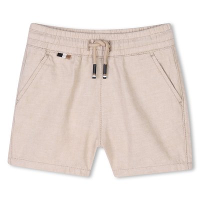 Short en lin et coton BOSS KIDSWEAR