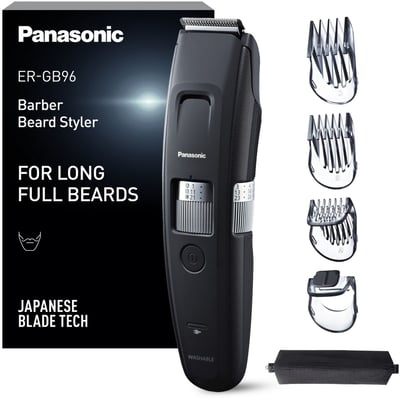 Tondeuse barbe ER-GB96-K503, molette réglable, 58 hauteurs de coupe, précision 0,5 mm, autonomie 50 mn PANASONIC